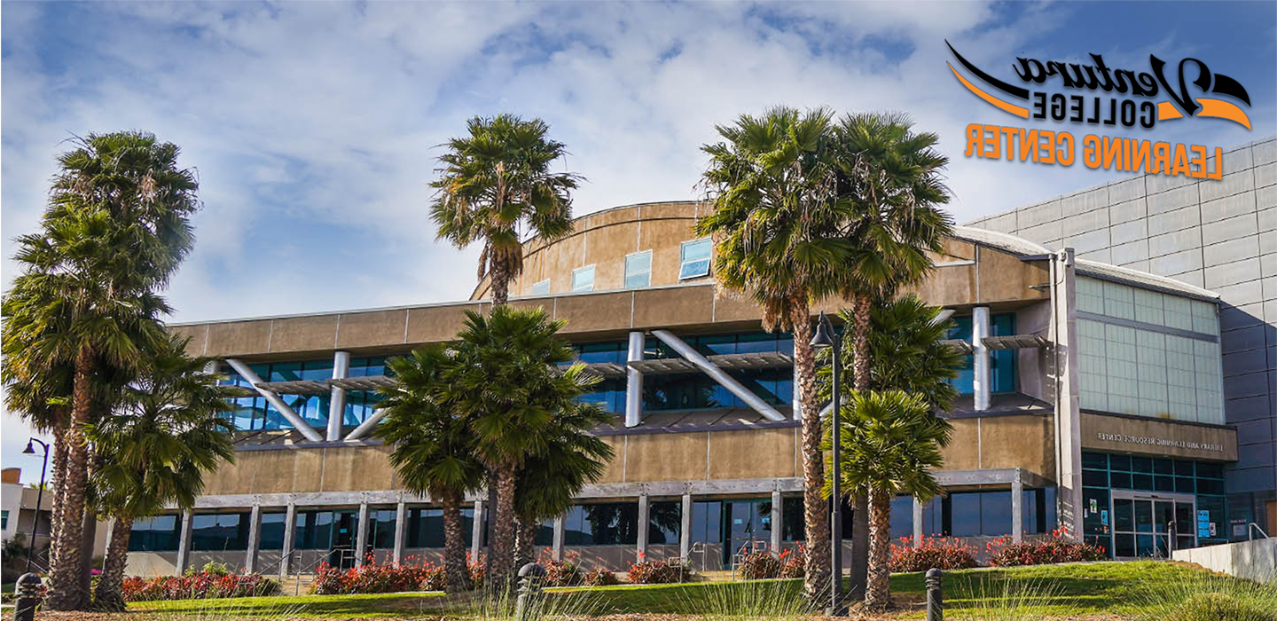 Ventura College Learning Center Building with Logo on top left corner